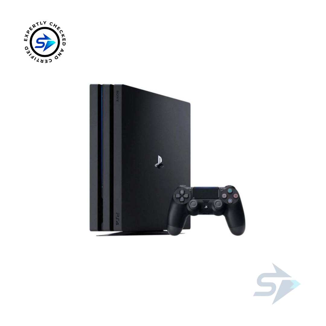 A New Design - Made with PosterMyWall (21) Renewed Sony PlayStation 4 Pro 1TB Console (Black) - Image 1